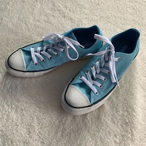 NEW Converse Light Blue Classic Low-Tops W7/M5